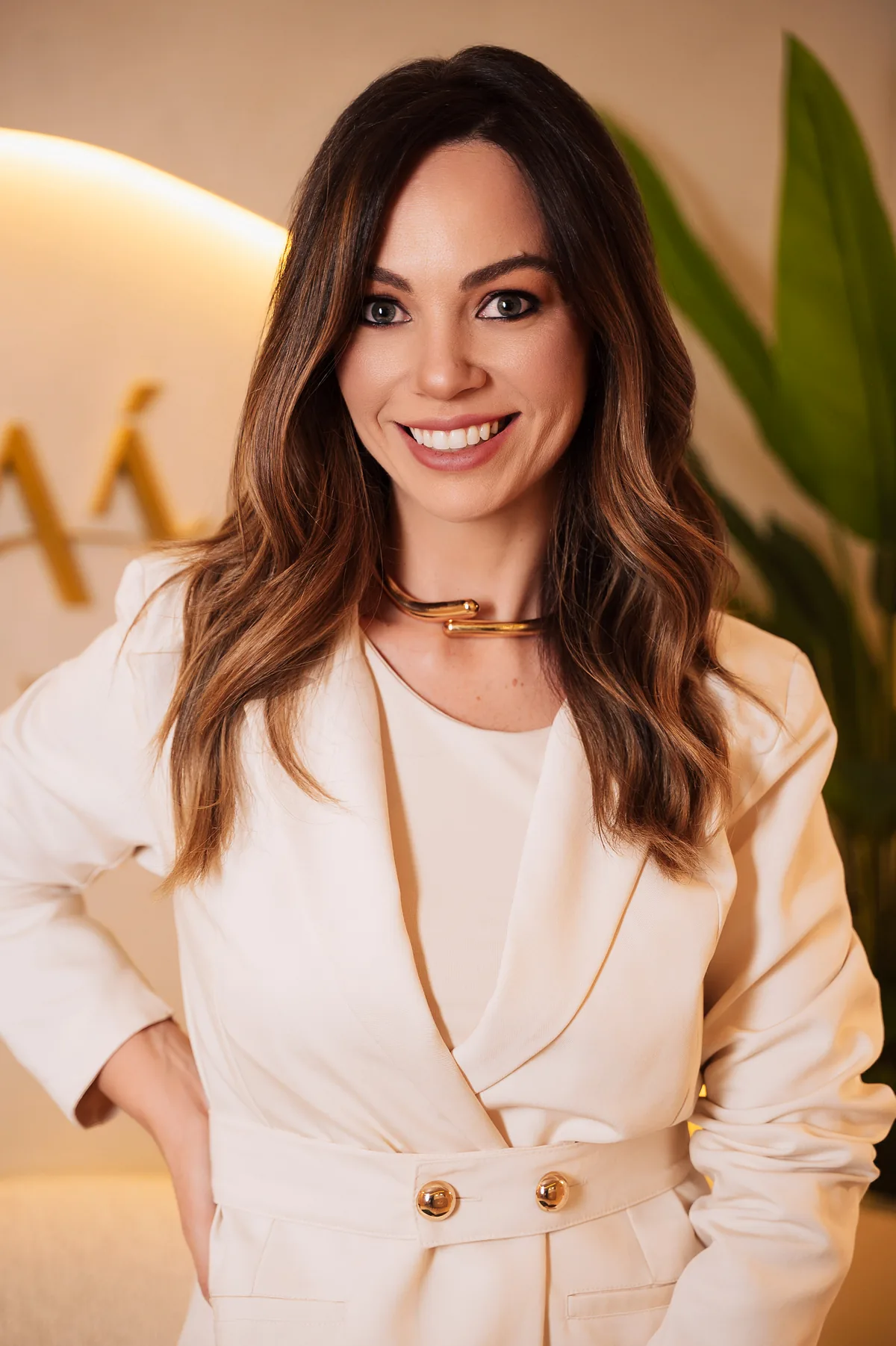 Dra. Bárbara Trein, endocrinologista, na clínica Re.NOVAÁ